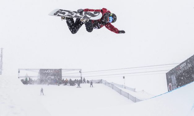 Pat Burgener en forme olympique à Laax