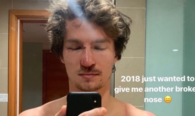 Iouri Podladtchikov se casse à nouveau le nez