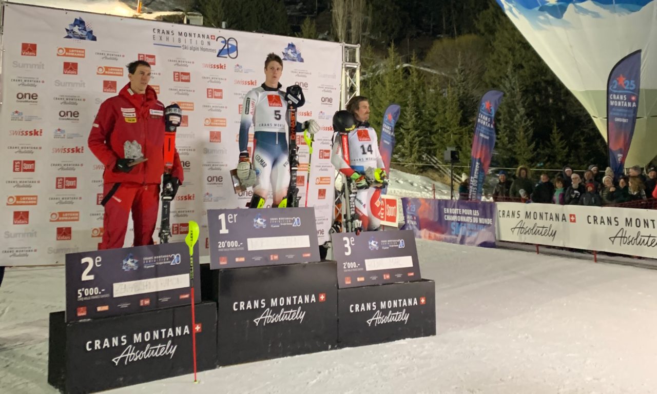 Clément Noël, géant du slalom de Crans-Montana