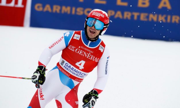 Loïc Meillard cueille un super podium à Garmisch
