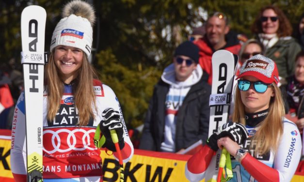 Onze Suissesses dans le portillon à Crans-Montana