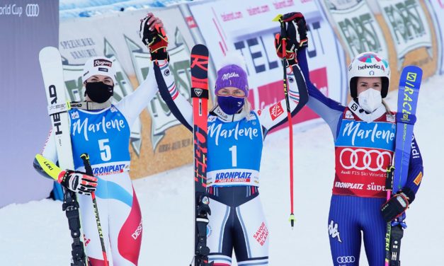 Lara Gut-Behrami de retour sur le podium en géant