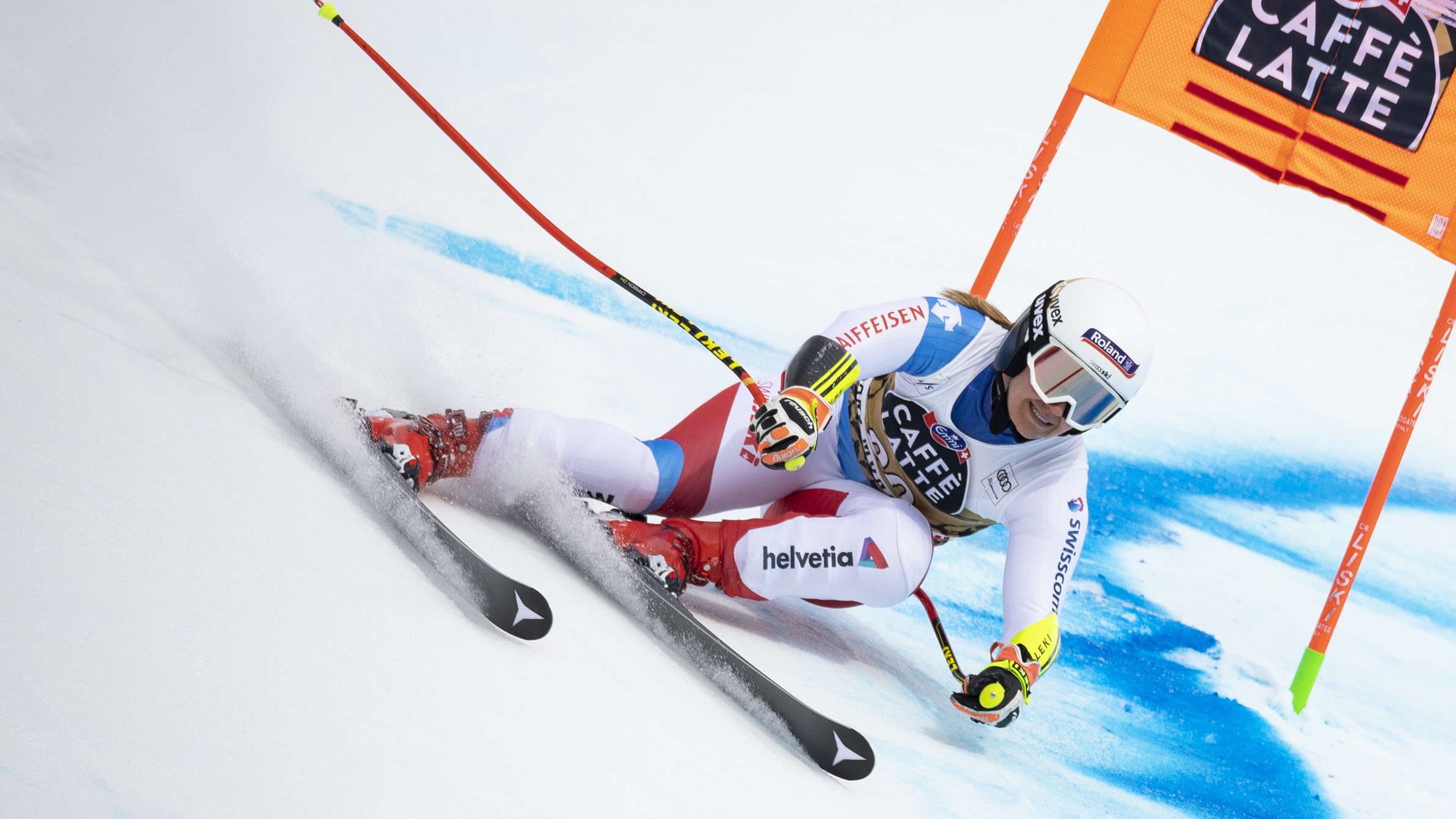 Joana H&auml;hlen tr&egrave;s rapide &agrave; Crans-Montana