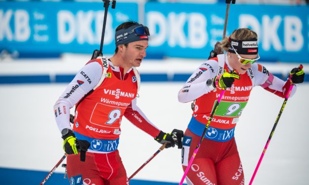 Les Suisses manquent le podium en relais à Östersund