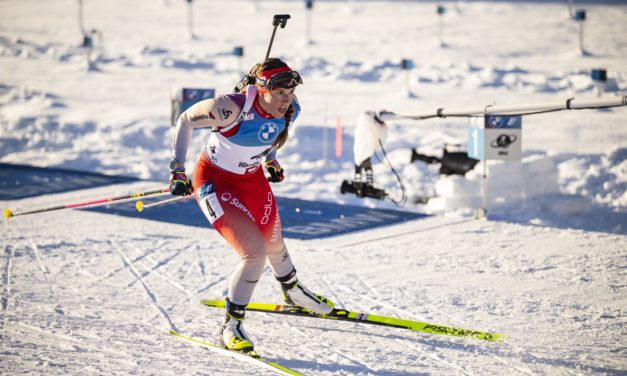 Lena Häcki-Gross au top de sa carrière à Hochfilzen