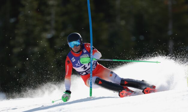 Tanguy Nef, en pleine bourre, sur le podium en Coupe d’Europe