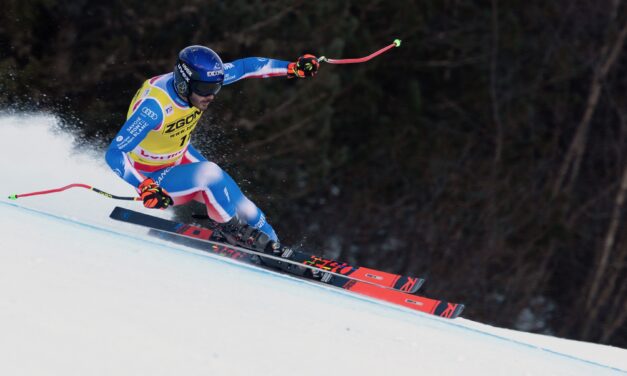 Très violente chute de Cyprien Sarrazin à Bormio