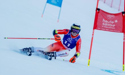 Lenz Hächler en jette aussi en slalom