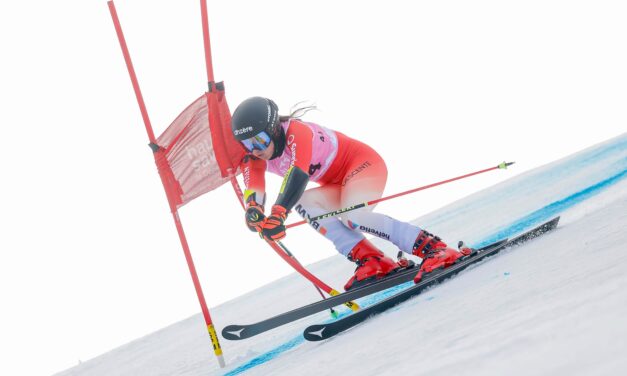 Malorie Blanc sur le podium à Copper Mountain