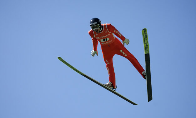 Gregor Deschwanden à la fête à Engelberg