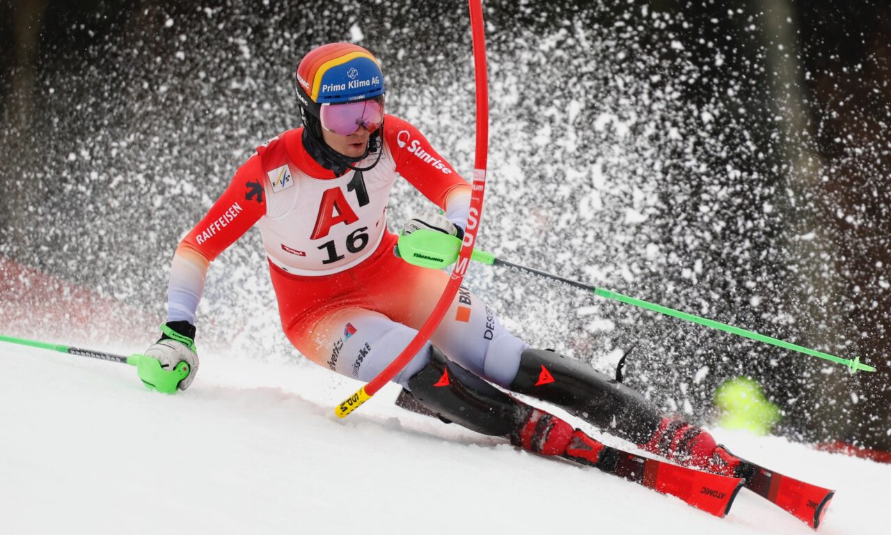 Tanguy Nef et Daniel Yule dans le coup à Kitzbühel