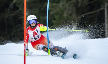 Eliane Christen victorieuse, Aline Höpli sur la boîte