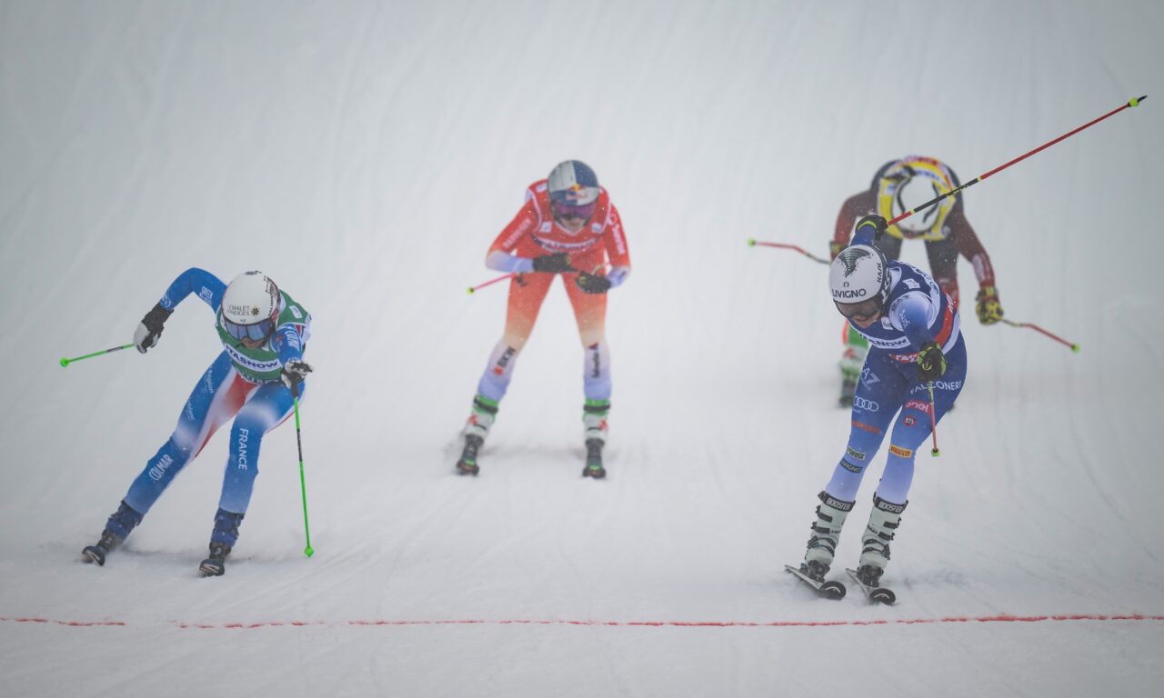 Fanny Smith et Ryan Regez, 3es dans le Val di Fassa