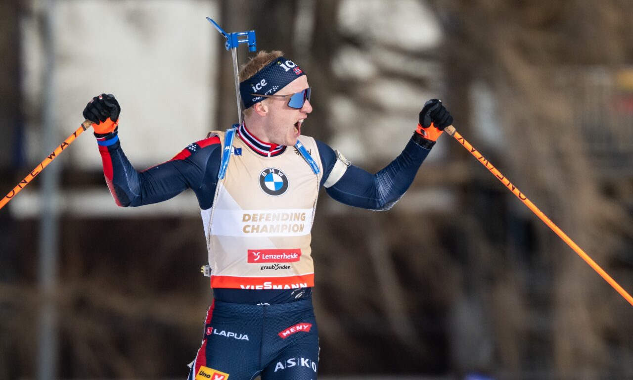 Johannes Thingnes Bø gagne encore à Lenzerheide