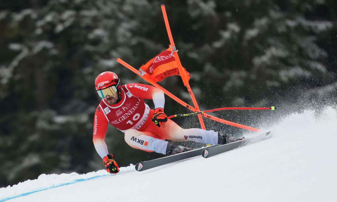 Loïc Meillard en terrain connu à Hafjell