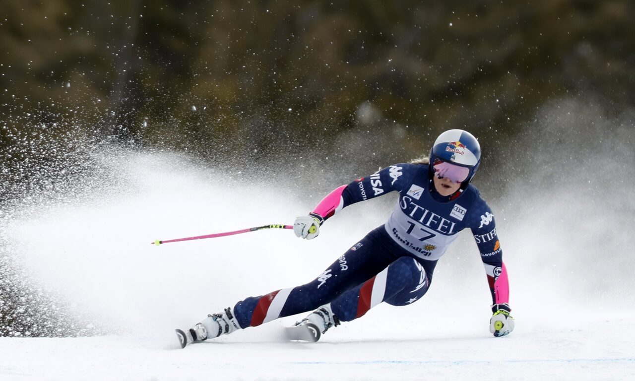 Lindsey Vonn déjà en patronne, Michelle Gisin solide