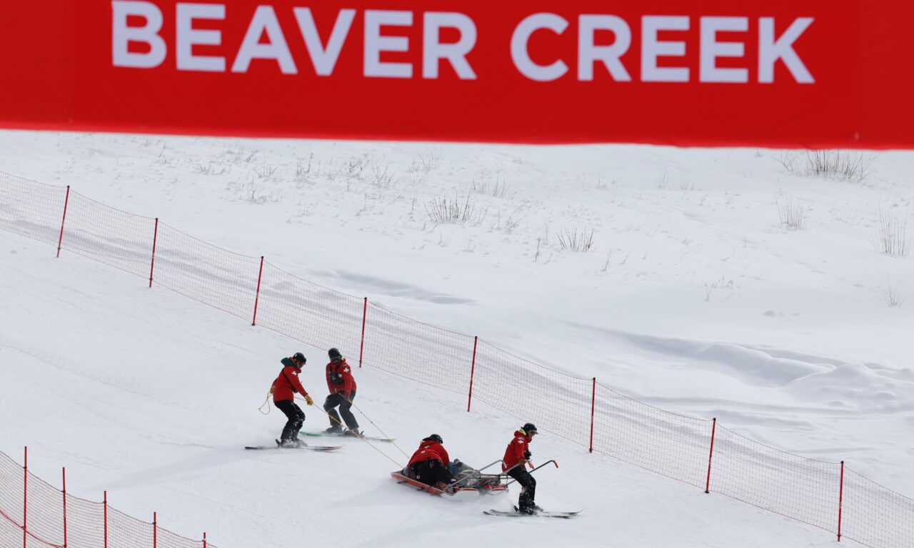 Grosse chute du Slovène Rok Ažnoh à Beaver Creek