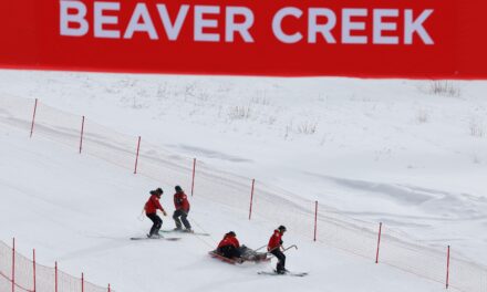Grosse chute du Slovène Rok Ažnoh à Beaver Creek