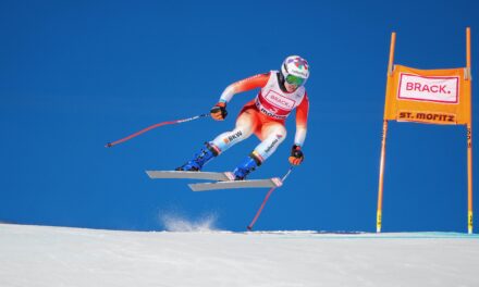 Michelle Gisin chute violemment à Saint-Moritz