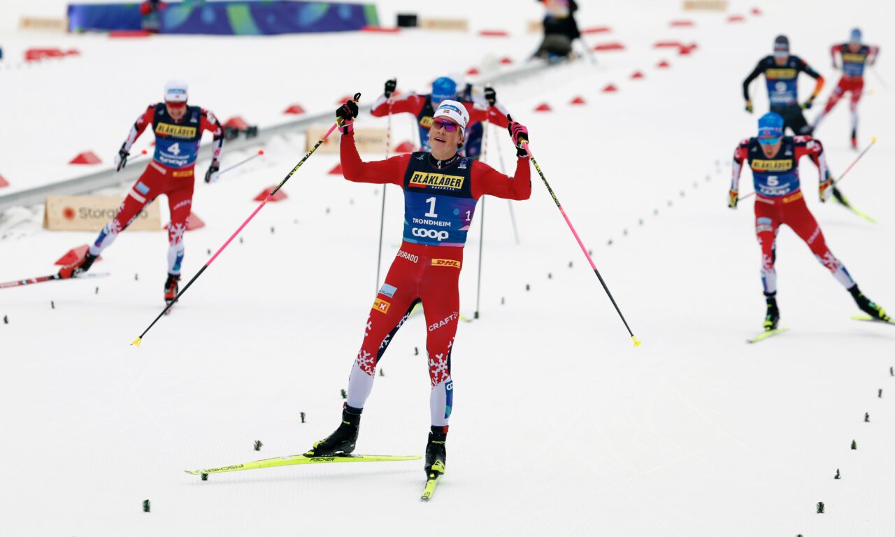 Johannes Høsflot Klæbo dans le 100