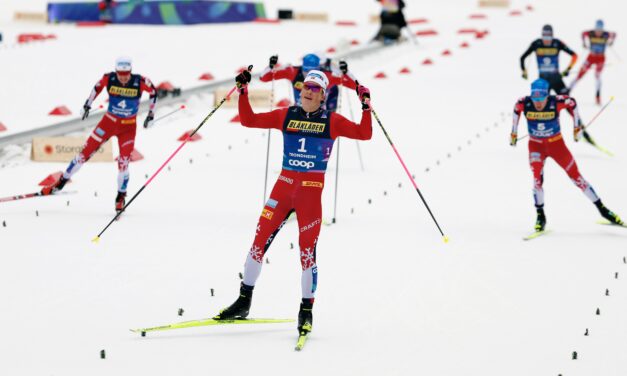 Johannes Høsflot Klæbo dans le 100