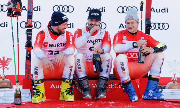 Treize skieurs suisses à l&rsquo;assaut du Chuenisbärgli