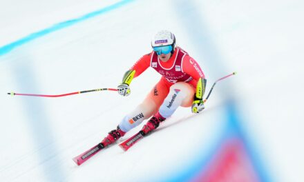 Joana Hählen en embuscade à Zauchensee