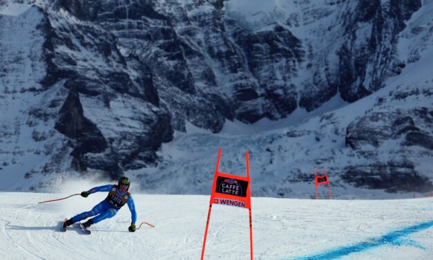 Giovanni Franzoni impressionne sur le Lauberhorn