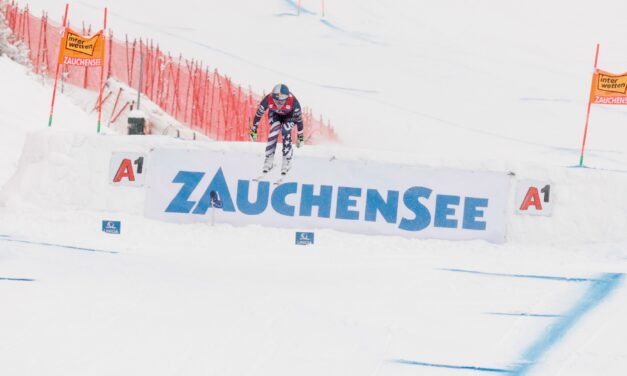 Lindsey Vonn en patronne, Janine Schmitt surprend