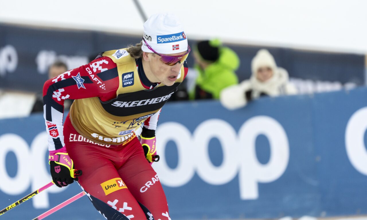 Johannes Høsflot Klæbo s&rsquo;impose en patron à Conches