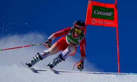 Corinne Suter à l&rsquo;affût en Andorre