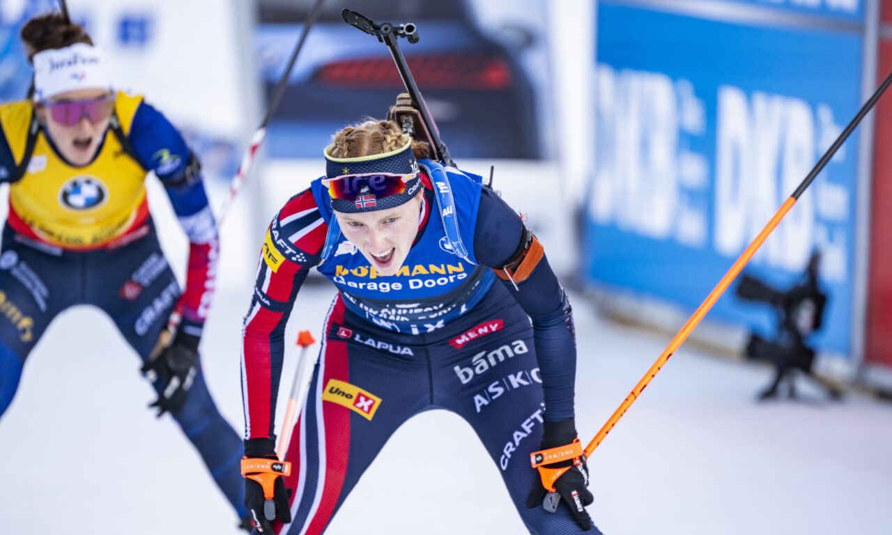 Maren Kirkeeide fait plier les Françaises lors du sprint