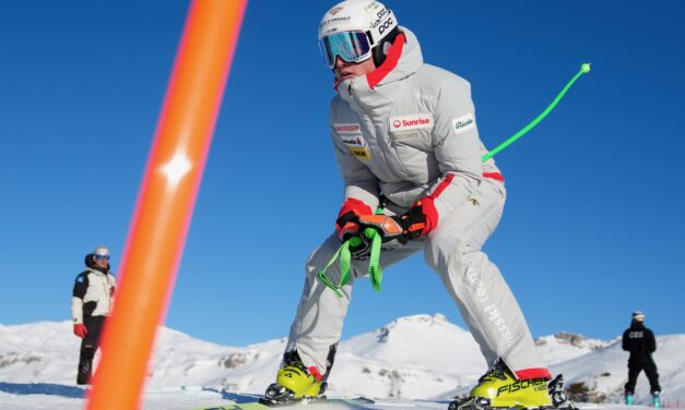 Gaël Zulauf à Courchevel avant les finales de Coupe d&rsquo;Europe