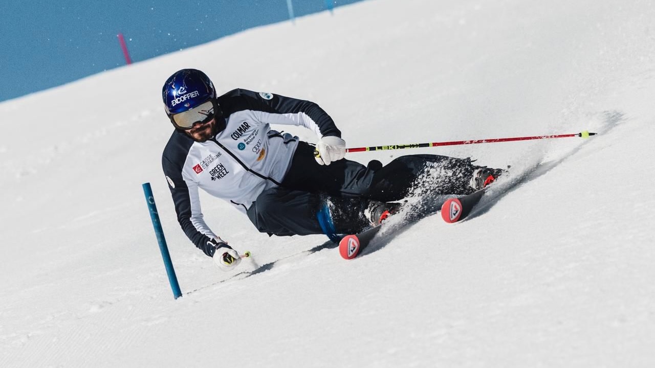 Cyprien Sarrazin a repris l&rsquo;entraînement sur les skis